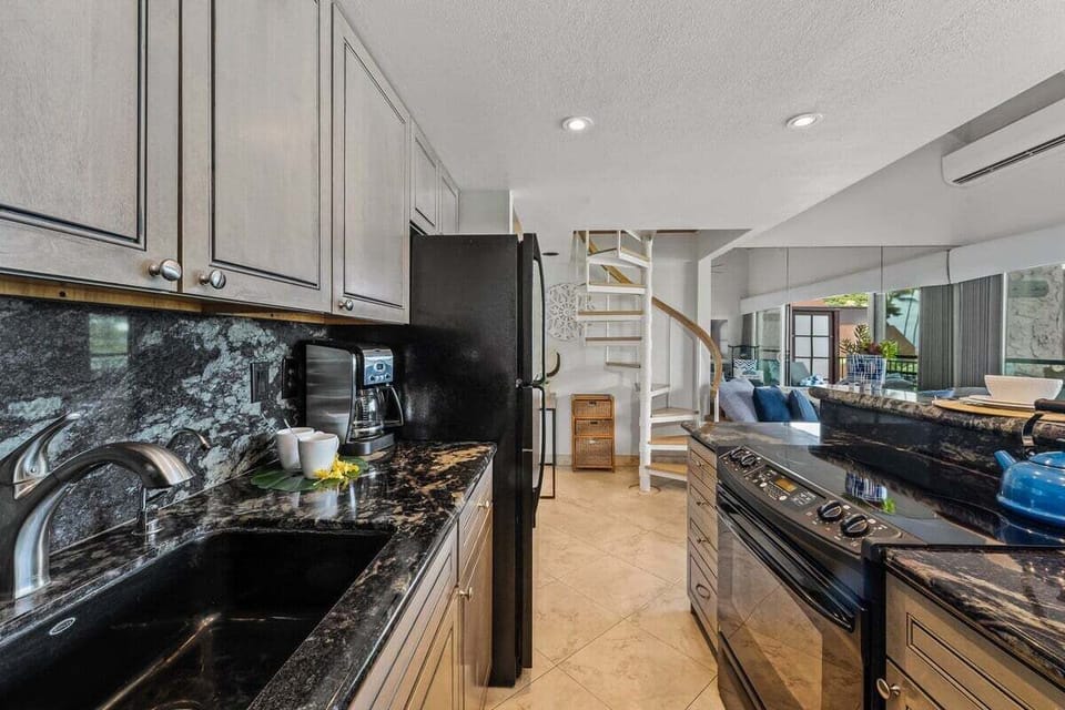 Fully equipped kitchen ideal for preparing meals in a chic setting
