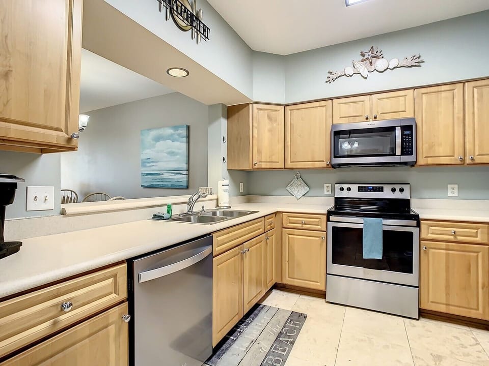 St. Augustine Beach Rental Kitchen