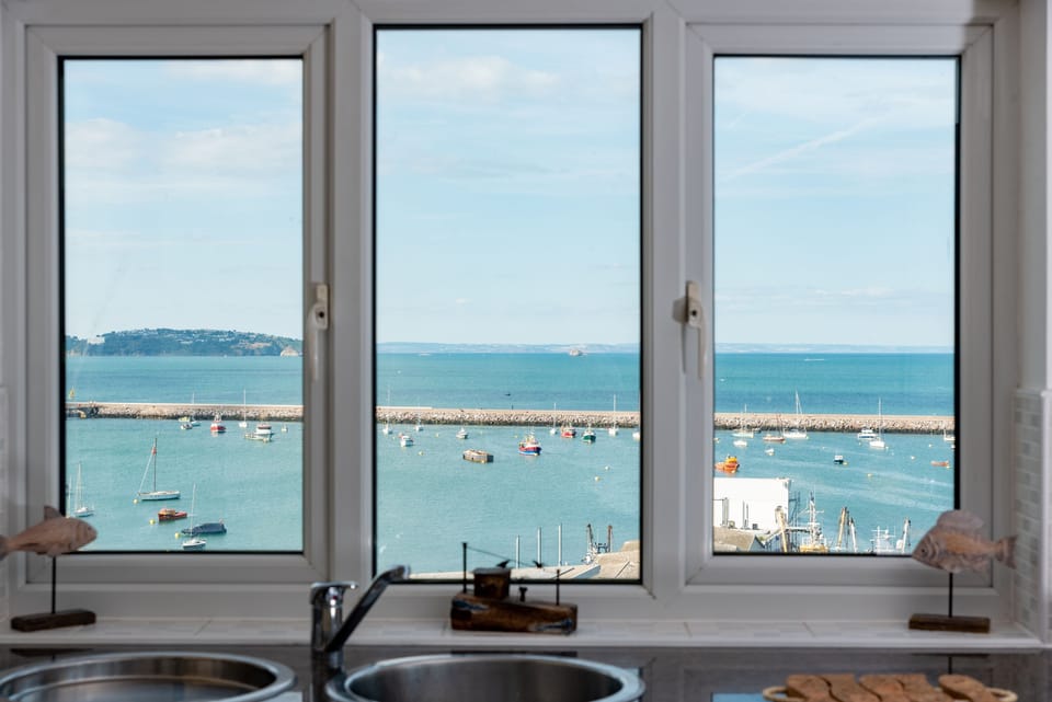 View from the kitchen sink