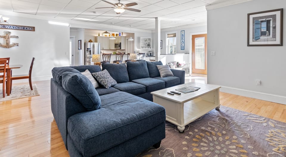 Expansive open concept living at its best.