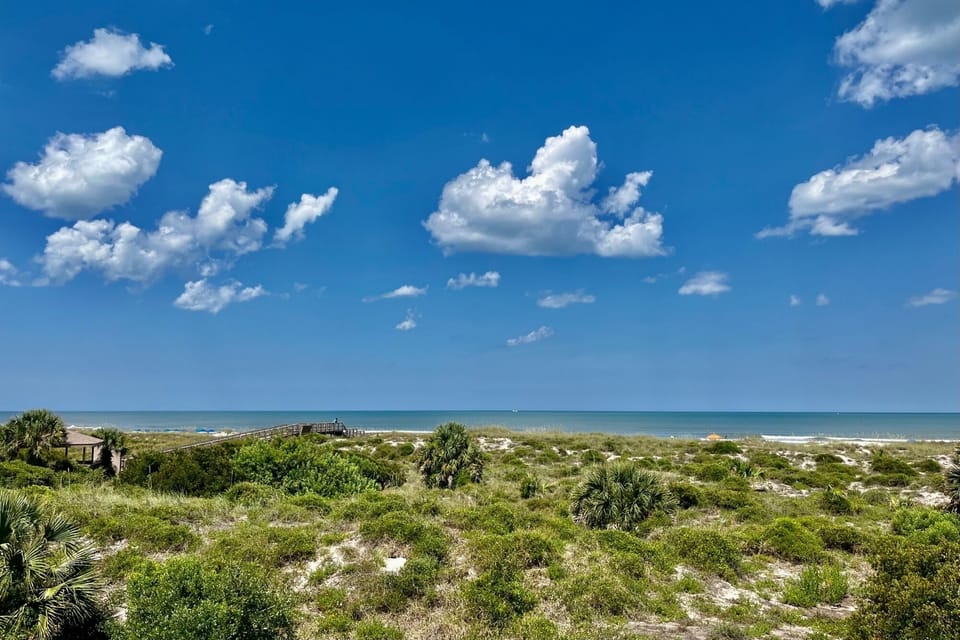 view from oceanfront balcony