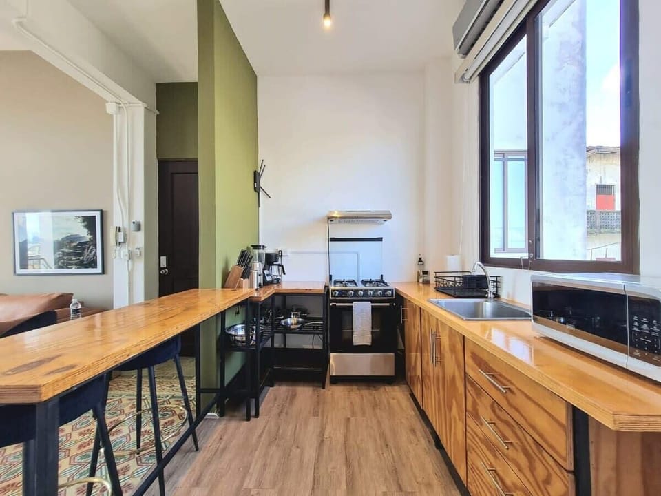 Open space kitchen