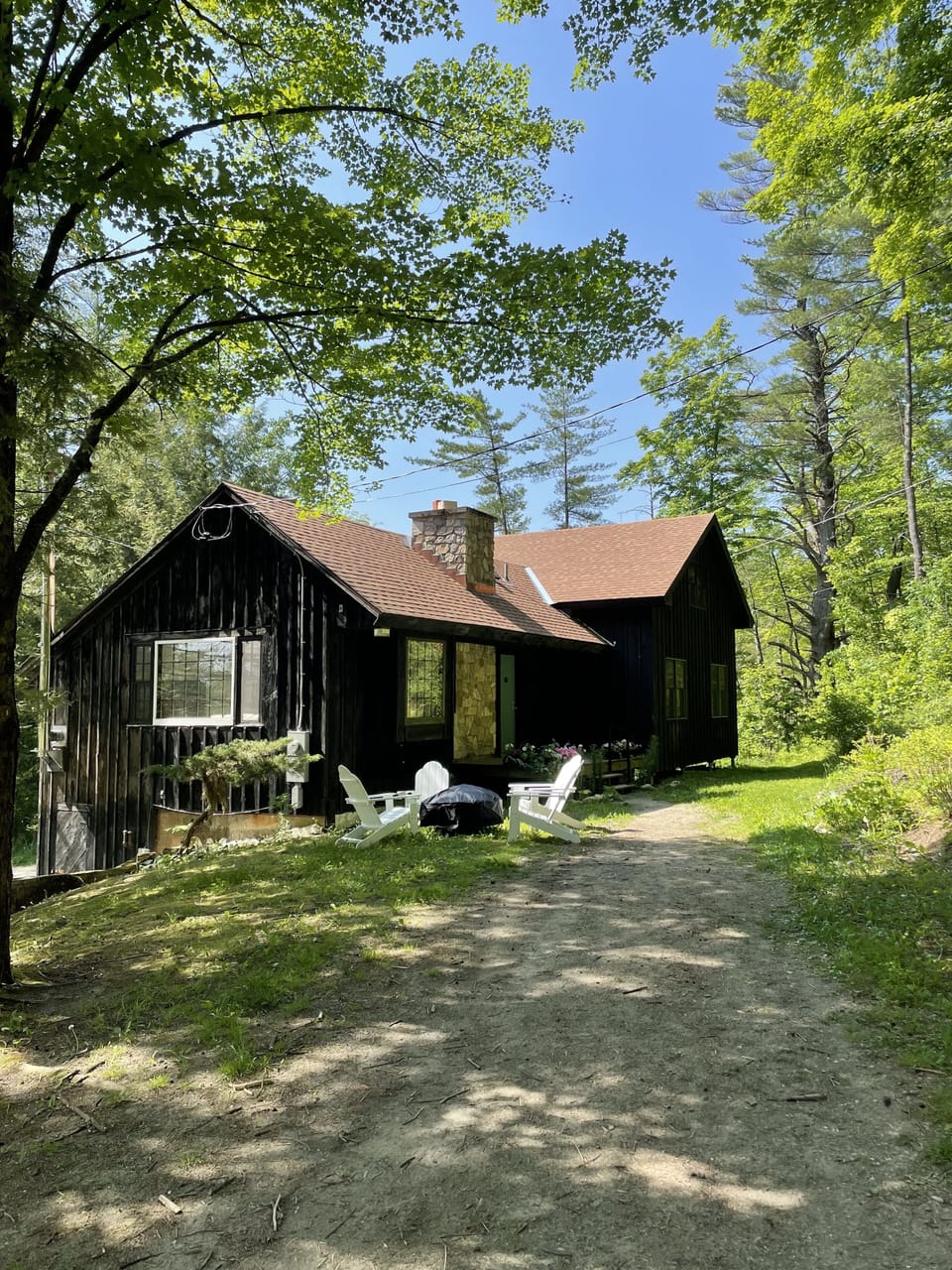 Lush woodland setting is private, yet five minutes to Spring Street.