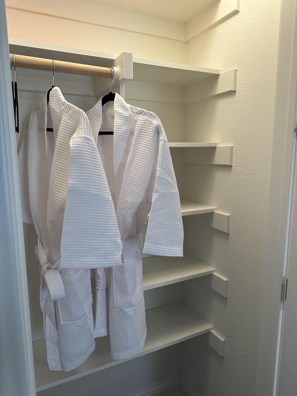 Guest closet. Ample closet space throughout the house.
