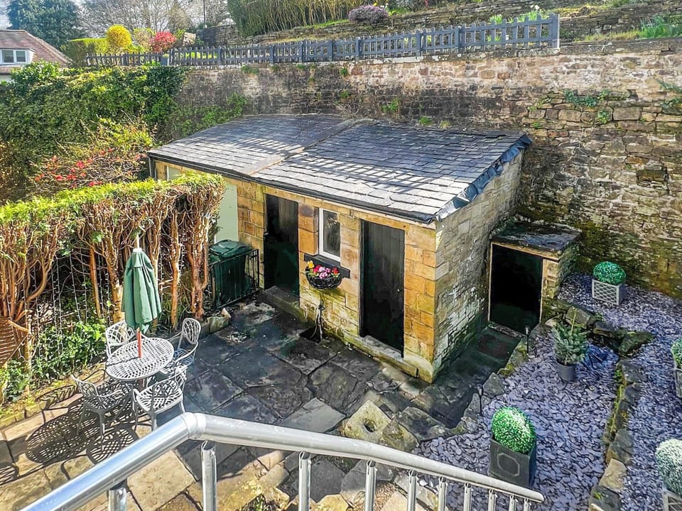 Outdoor area | The Lodge, Utley, near Haworth