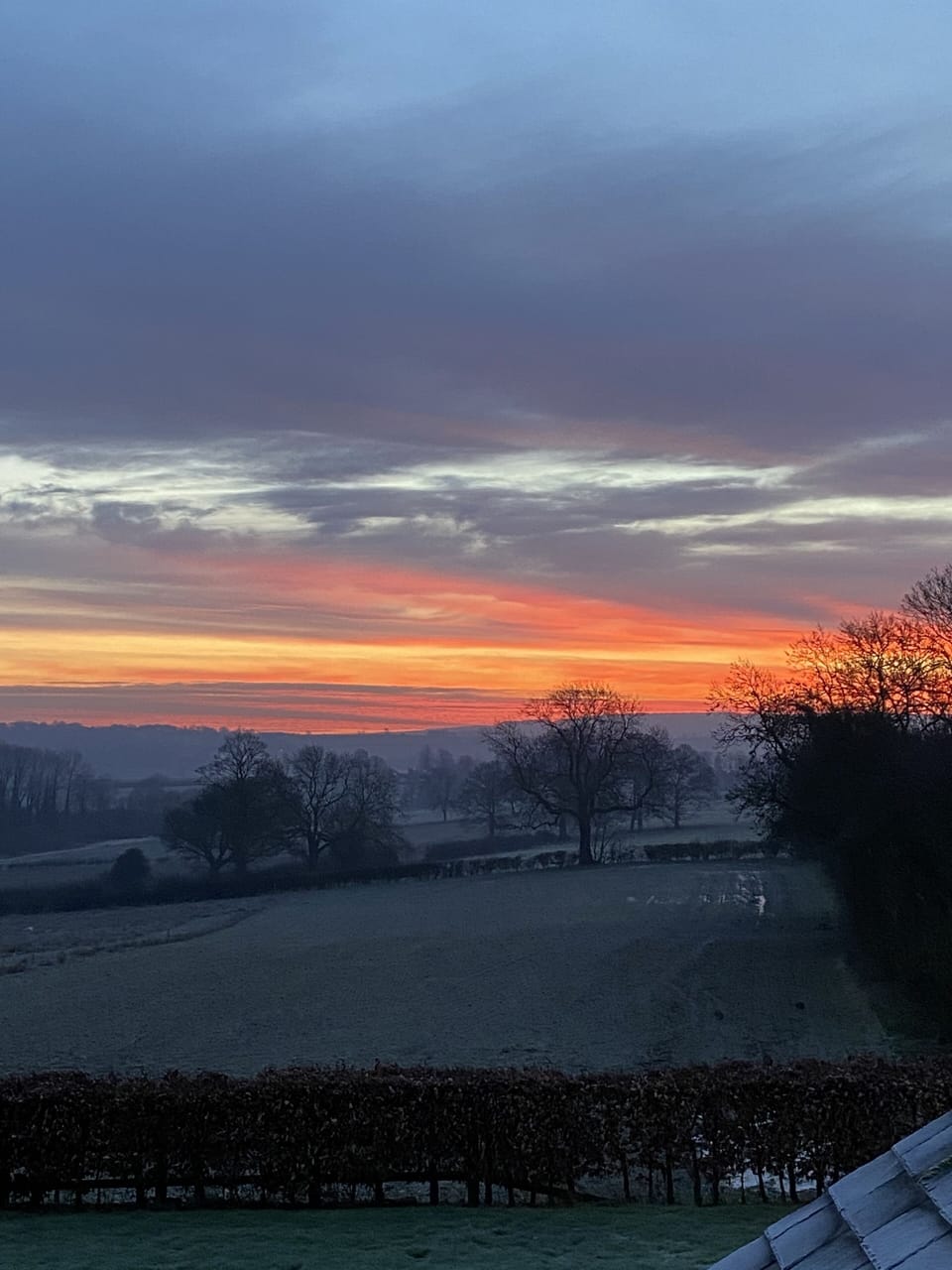 Early morning skies at The Sty