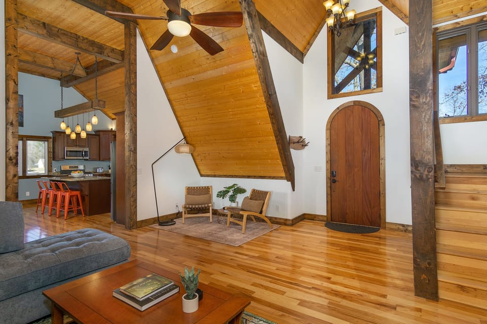 Lovely open floor plan living.