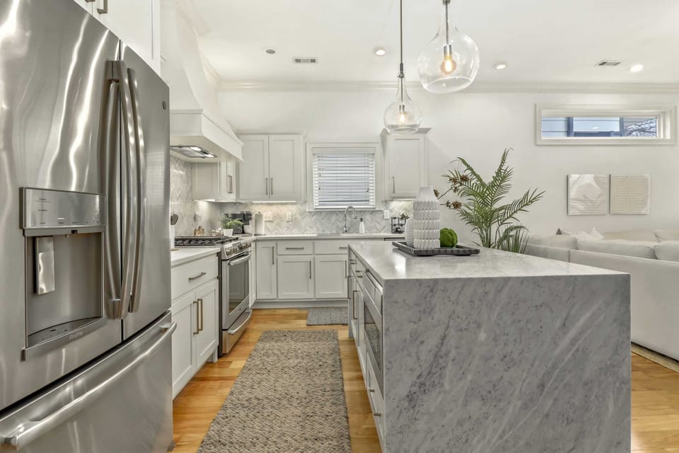 Fully stocked kitchen