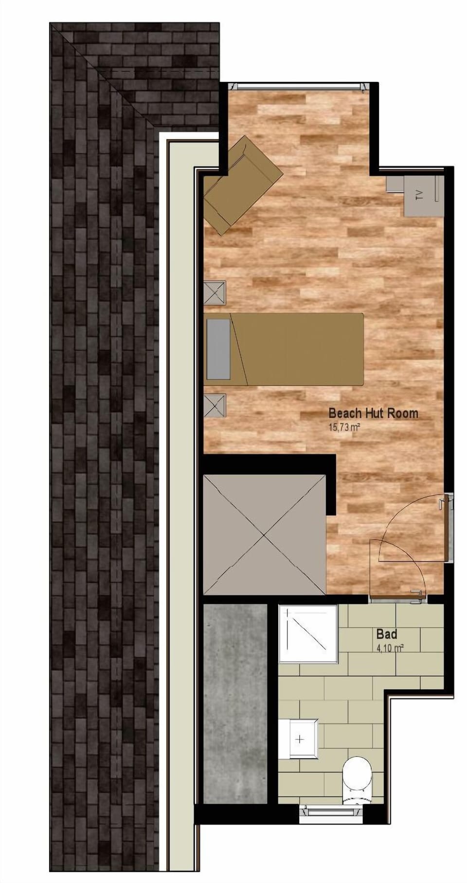 Beach Hut | Floor plan