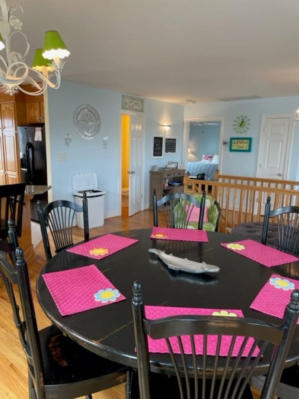 Open concept dining, living and kitchen