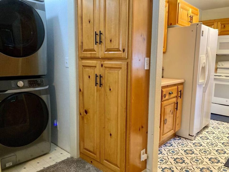 In-home full-size washer and dryer are available for your convenience throughout your stay.