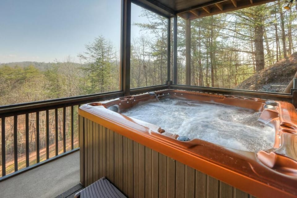 How about a hot tub with a view!