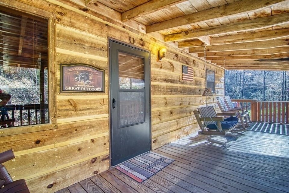 Covered front porch