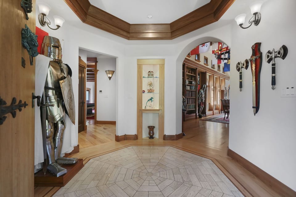 Italian marble entryway