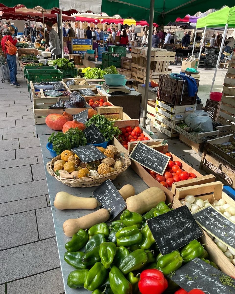Beaune Saturday market.