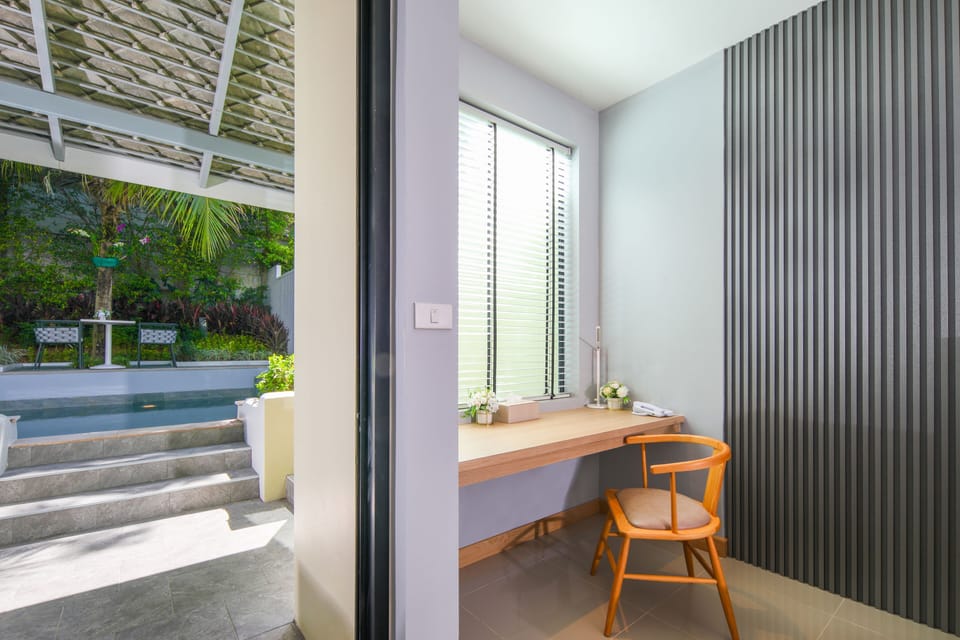 Pool Villa 1 Bedroom with Private Pool, Free Oil Massage 60 Mins, 1 time for 2 person | Free minibar items, desk, free WiFi