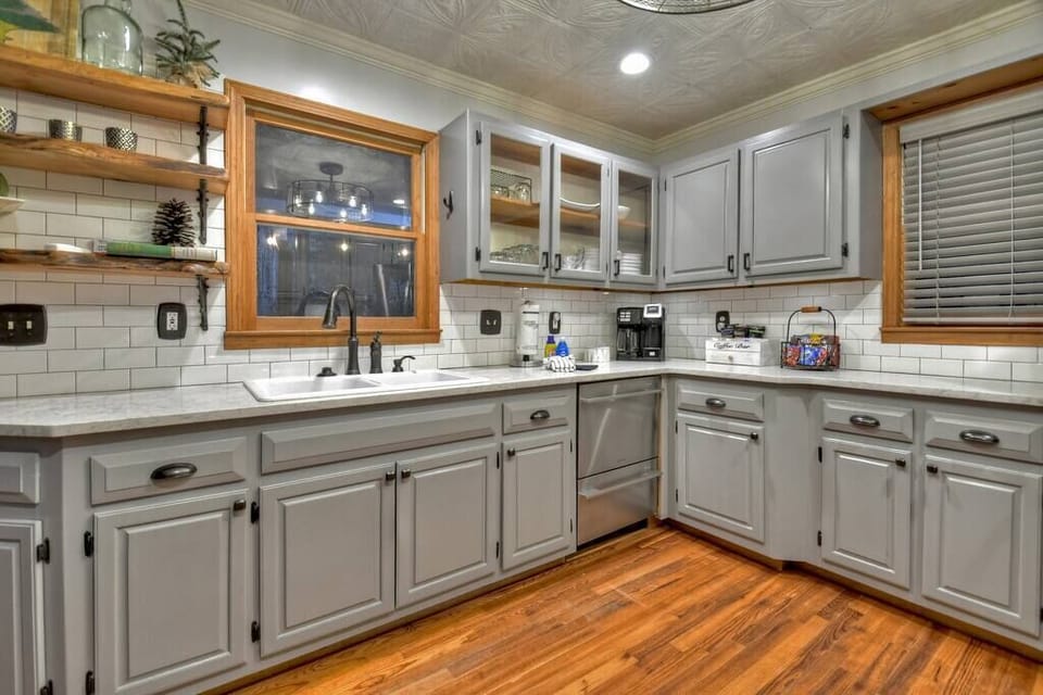 Fully stocked kitchen