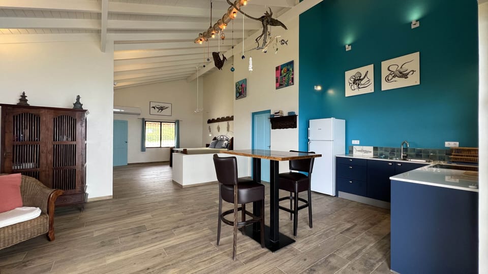 The apartment is spacious, breezy, light and clean.