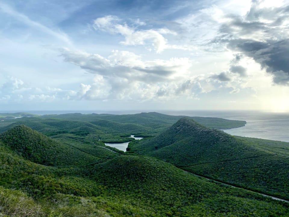 The west end of Curacao is covered with hiking trails and magnificent views.