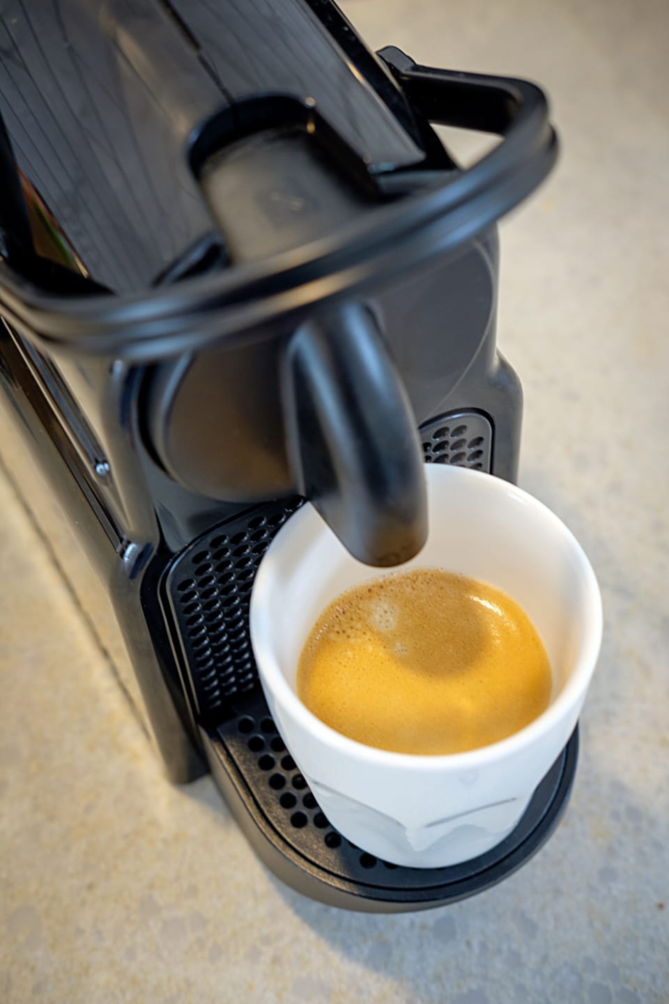 Selection of teas, coffee, biscuits, milk & Nespresso coffee pods supplied.