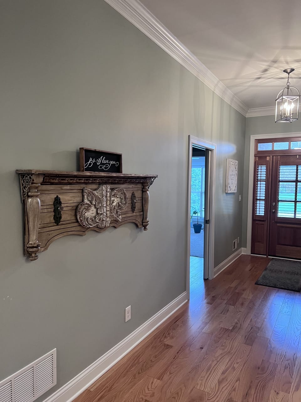 Front entry- 2 bedrooms and 1 bath through that side door 