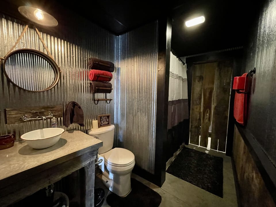 Basement bathroom