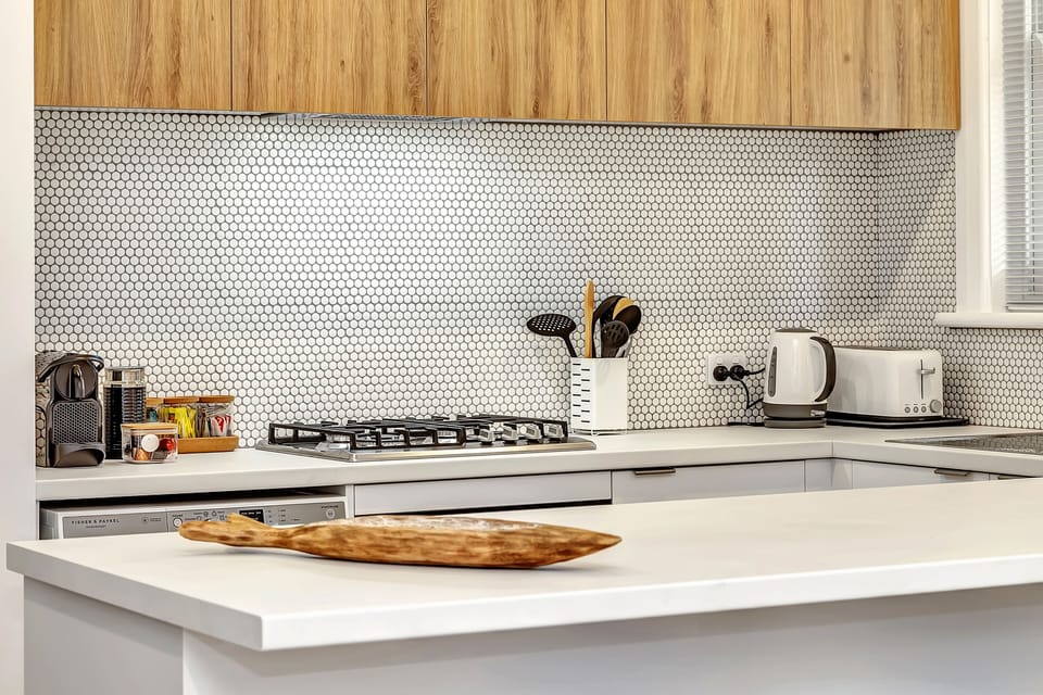 Kitchen available for guest use during stay.