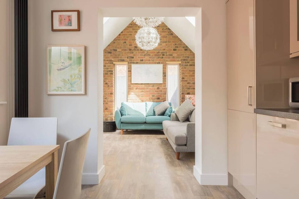 Open plan kitchen, dining area & living room