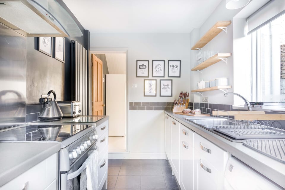 Kitchen with Nespresso coffee machine
