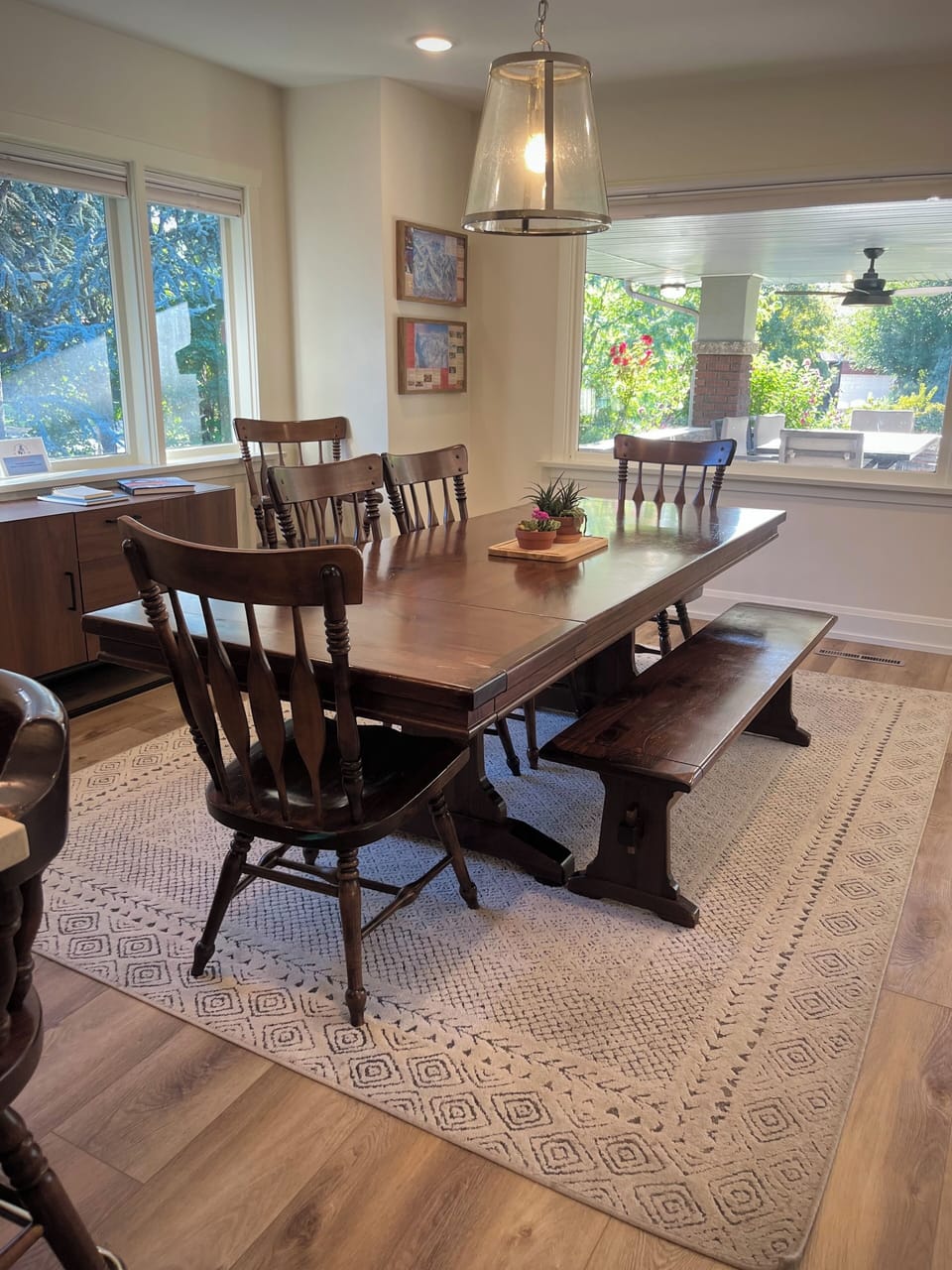 Dining room, right off kitchen and living room