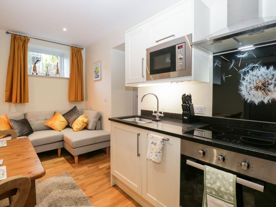 Fridge, dishwasher, electric kettle, toaster