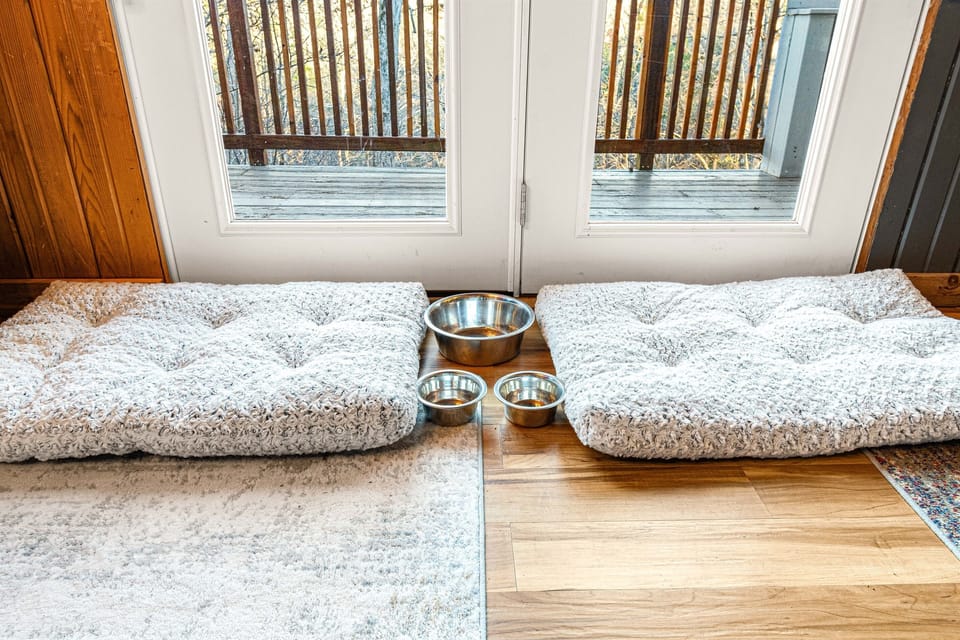 We even have some comfy beds for our furry friends.