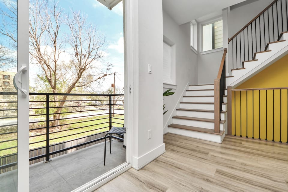Balcony located on the 2nd floor