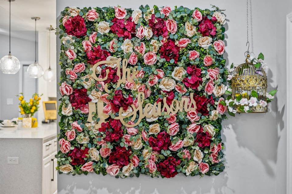 Beautiful decor that embodies the season of Spring!