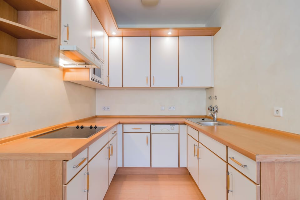 Superior Apartment | Private kitchen | Fridge, microwave, stovetop, espresso maker