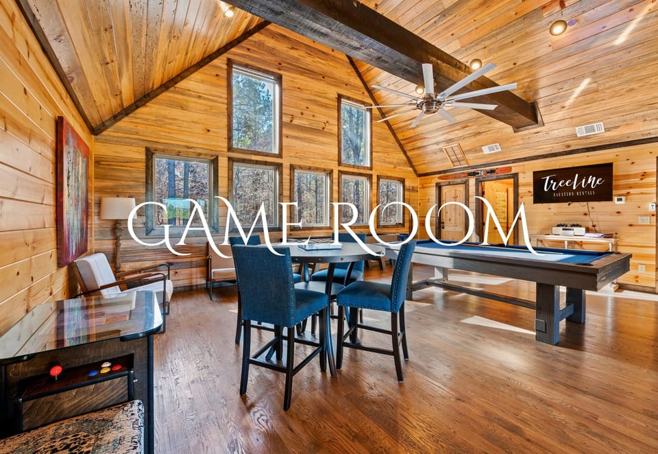 Game Room with Variety of Entertainment Options