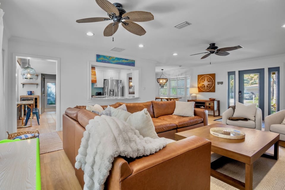 Living space with comfortable seating