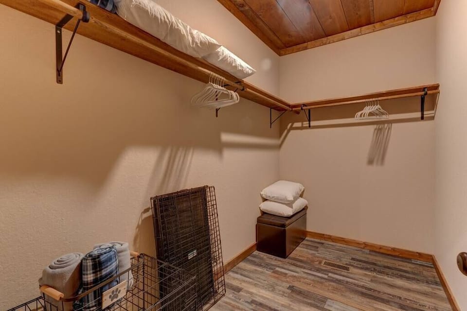 Master Closet with Dog Kennels