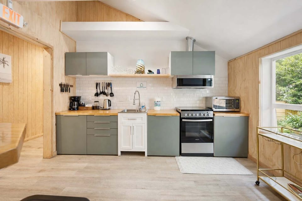 Contemporary Kitchen with Natural Light