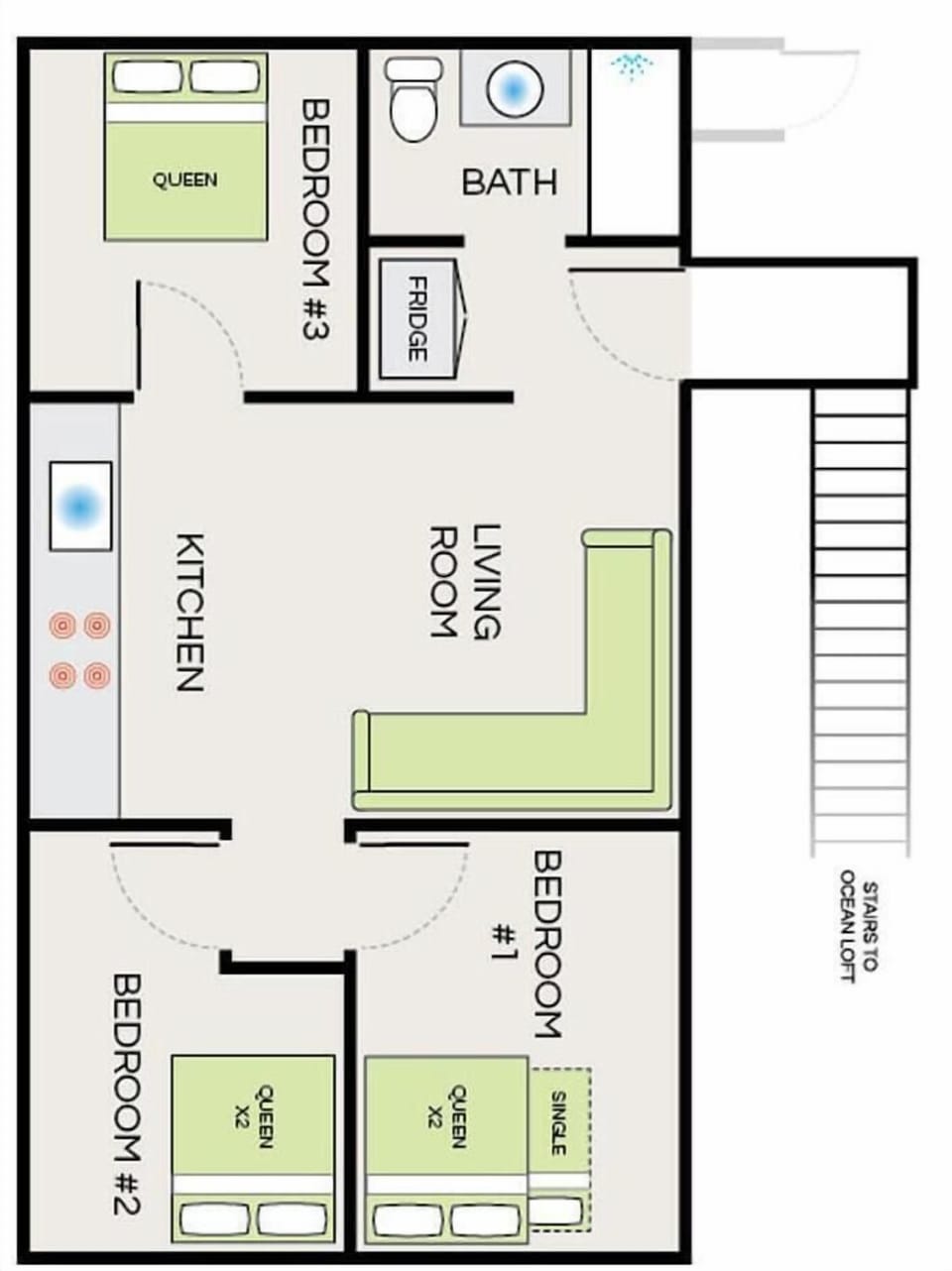 Lookout suite layout