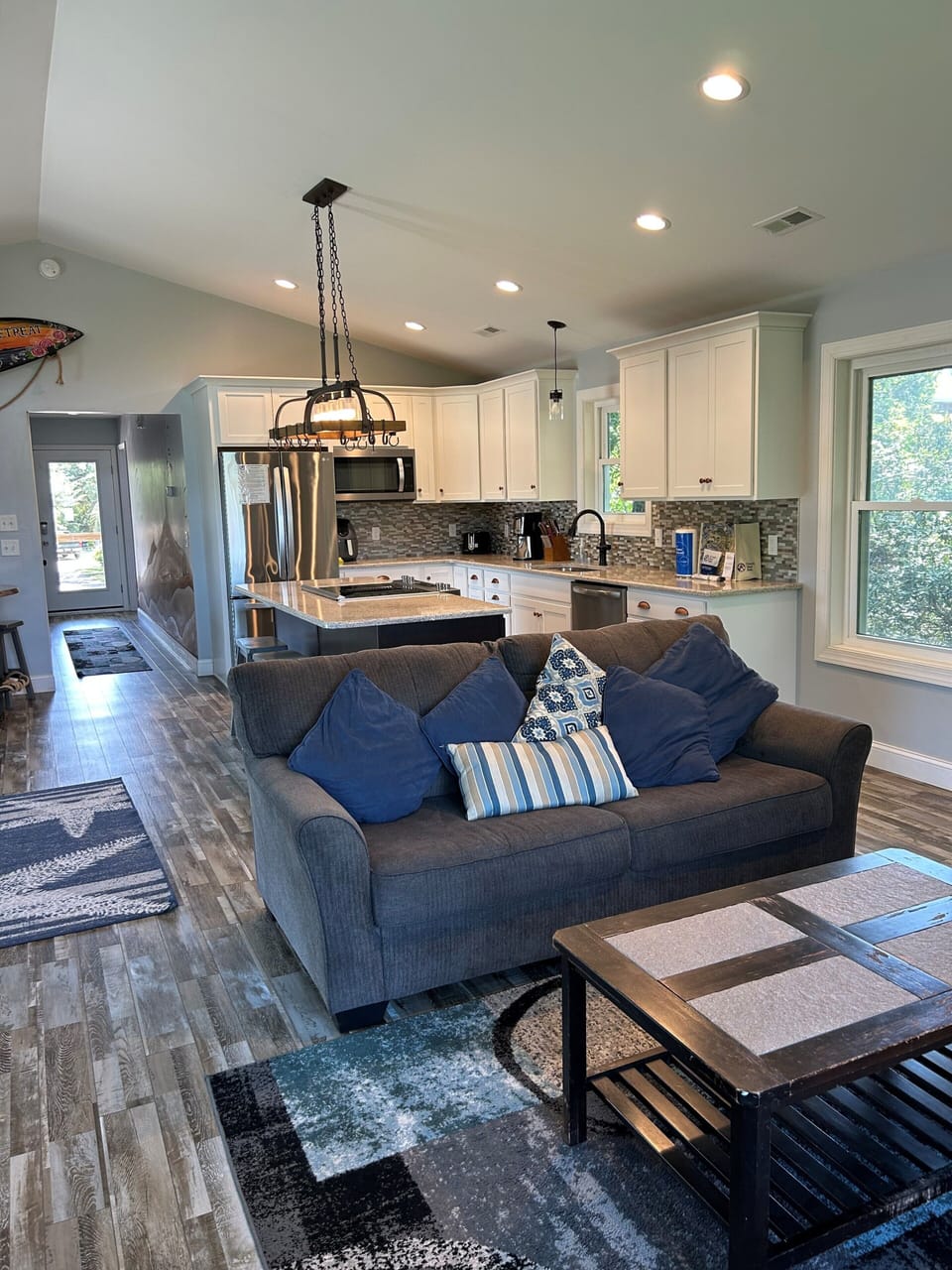 Living Area to Kitchen View