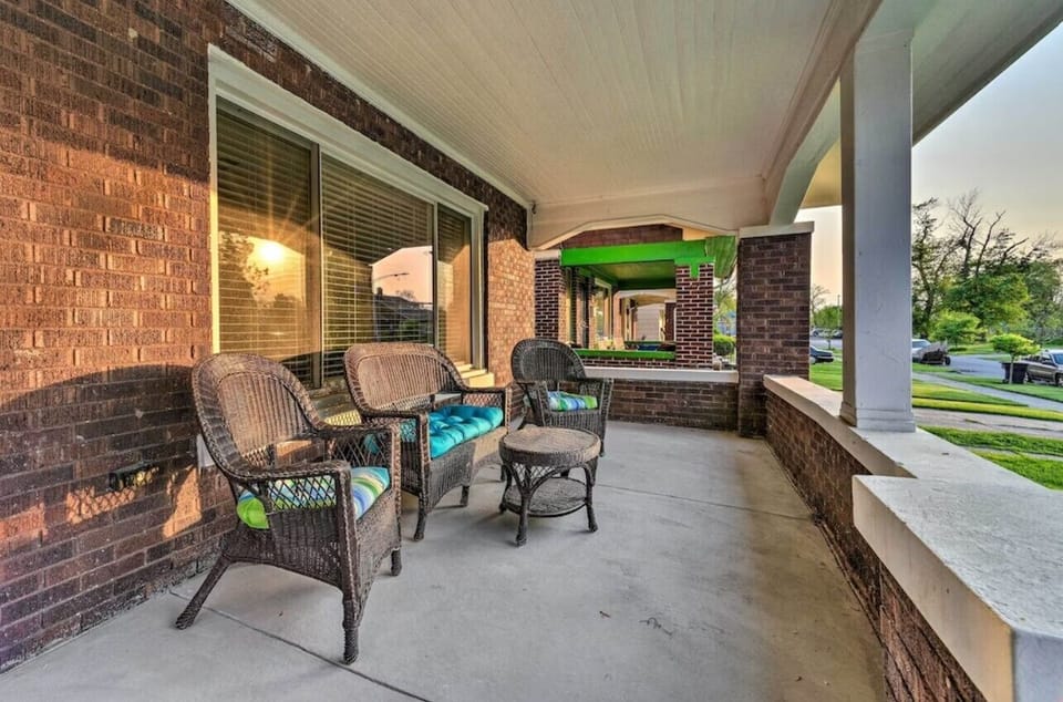 Large covered front porch ideal for morning coffee or evenings.