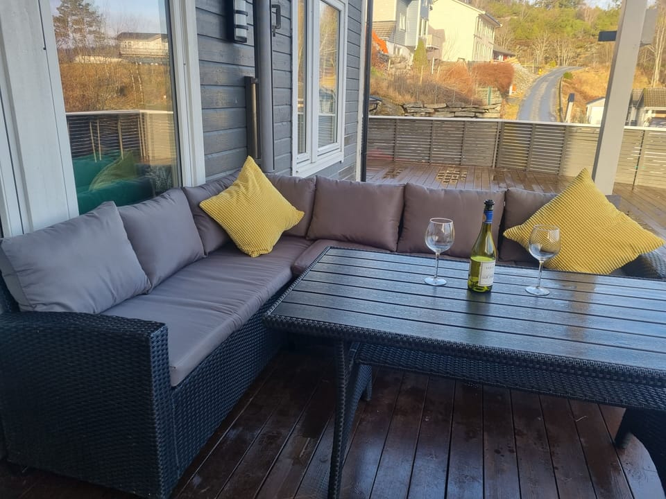 Terrace seating area