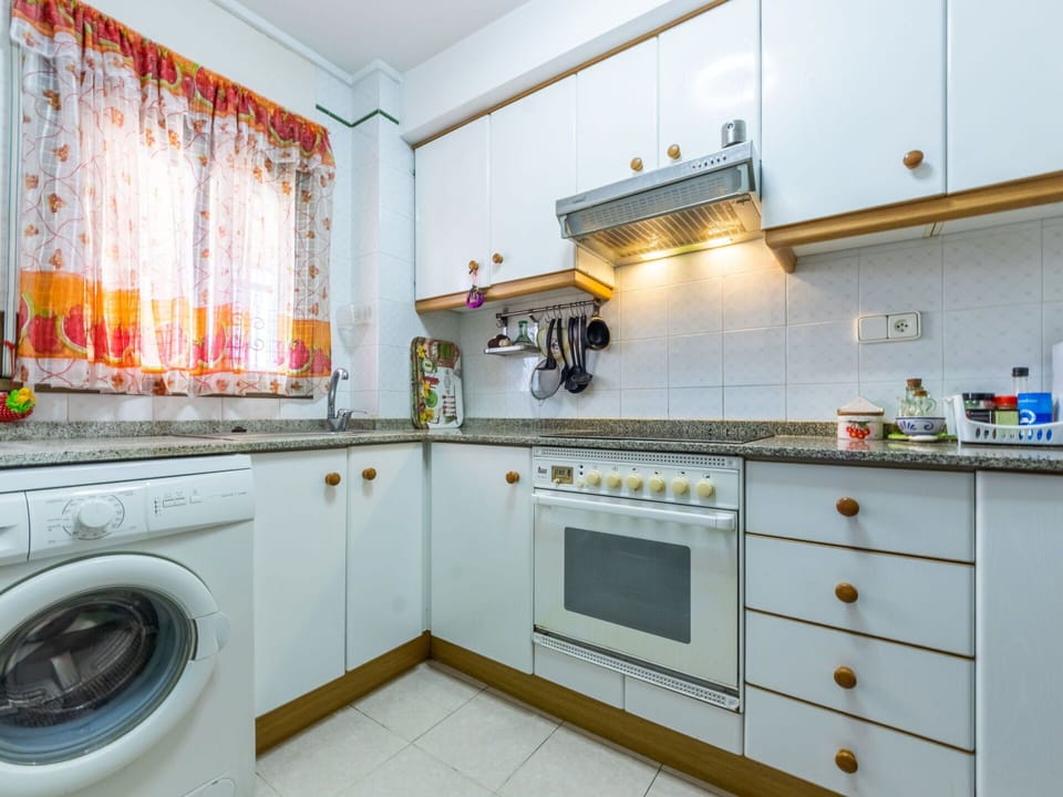 Laundry Room, Cabinetry, Property, Countertop, Clothes Dryer, Kitchen Stove, Kitchen, Washing Machine, Interior Design, Stove