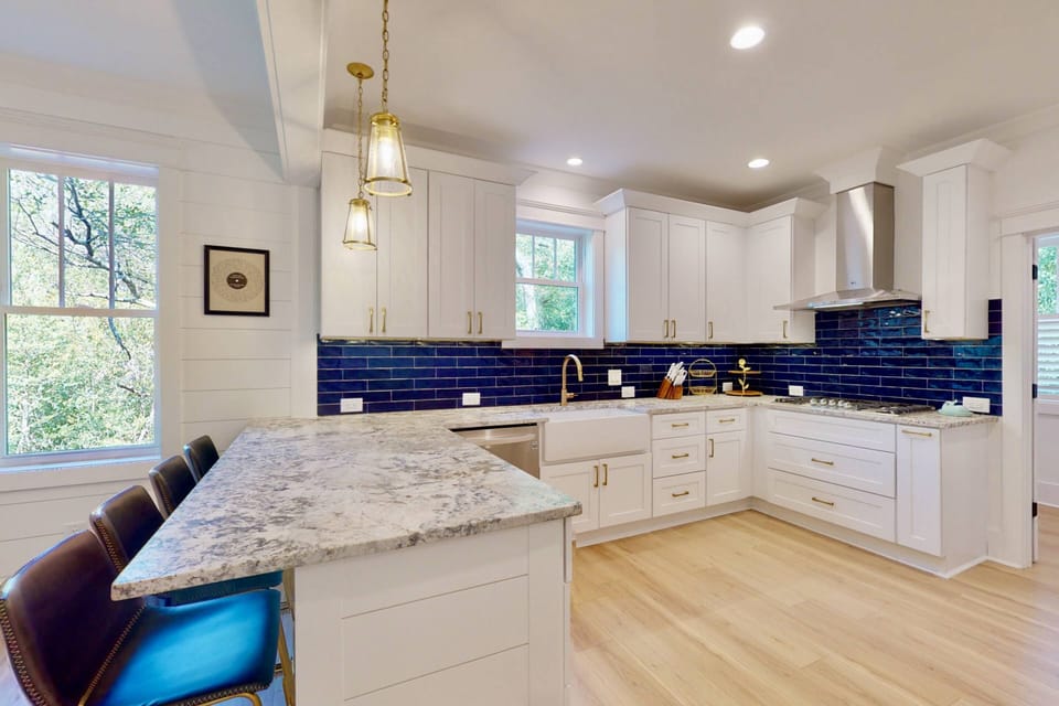 Enjoy the gourmet kitchen with all the tools to make a great meal