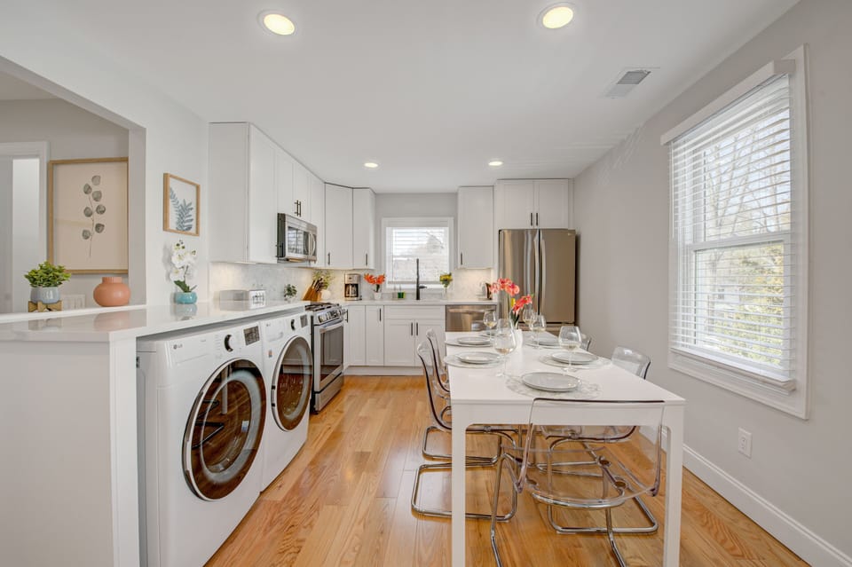 Make a home cooked meal in the newly renovated, fully stocked kitchen.