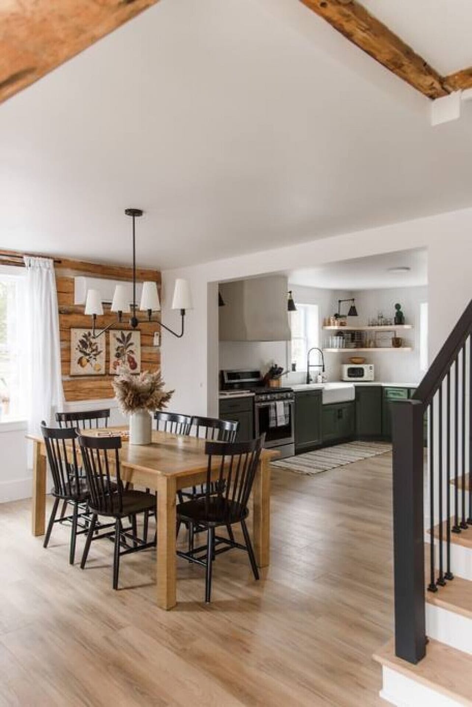 Dining room attached to the kitchen.