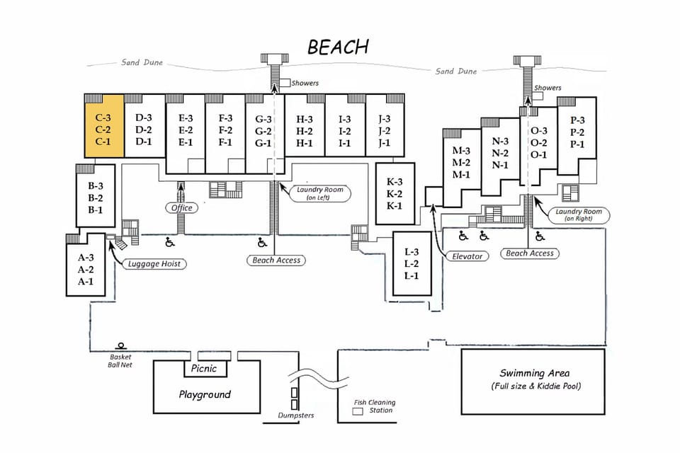The Golden Strand | Unit Layout