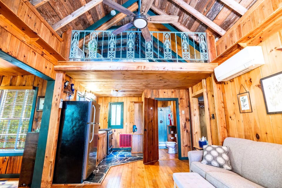 Open Floor Plan Gives the Cabin a Spacious and Airy Feel!