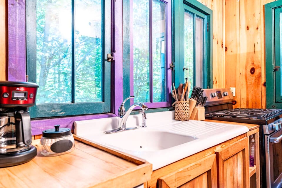 Mix of Wood Cabinets and Stainless Steel Appliances